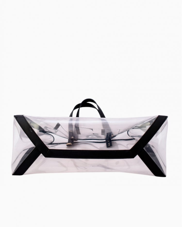 Bolsa Valentino Plexy Bag Transparente